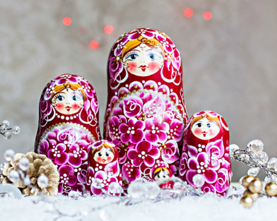 russian stack dolls called