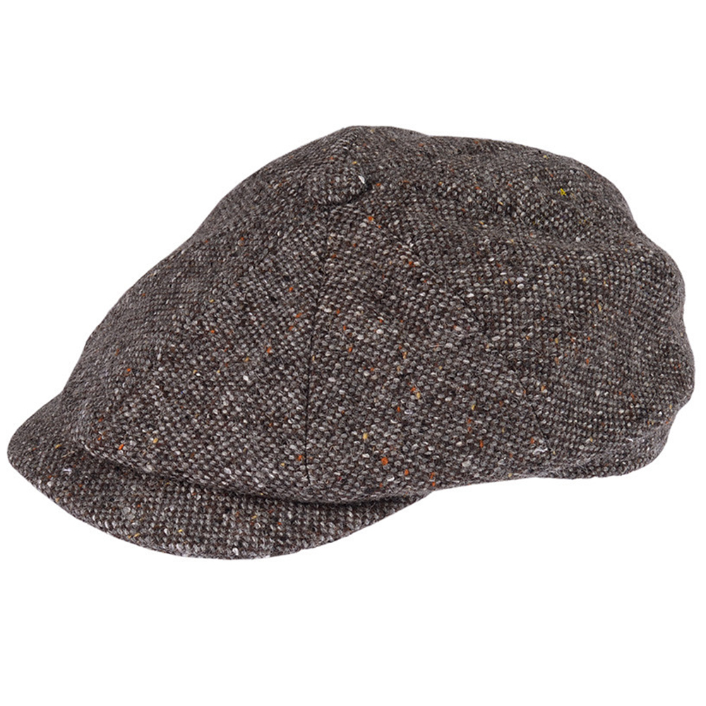 Gray Peak Baker Boy Hat in Fleck | Product sku SET-164959-164960-164961 ...