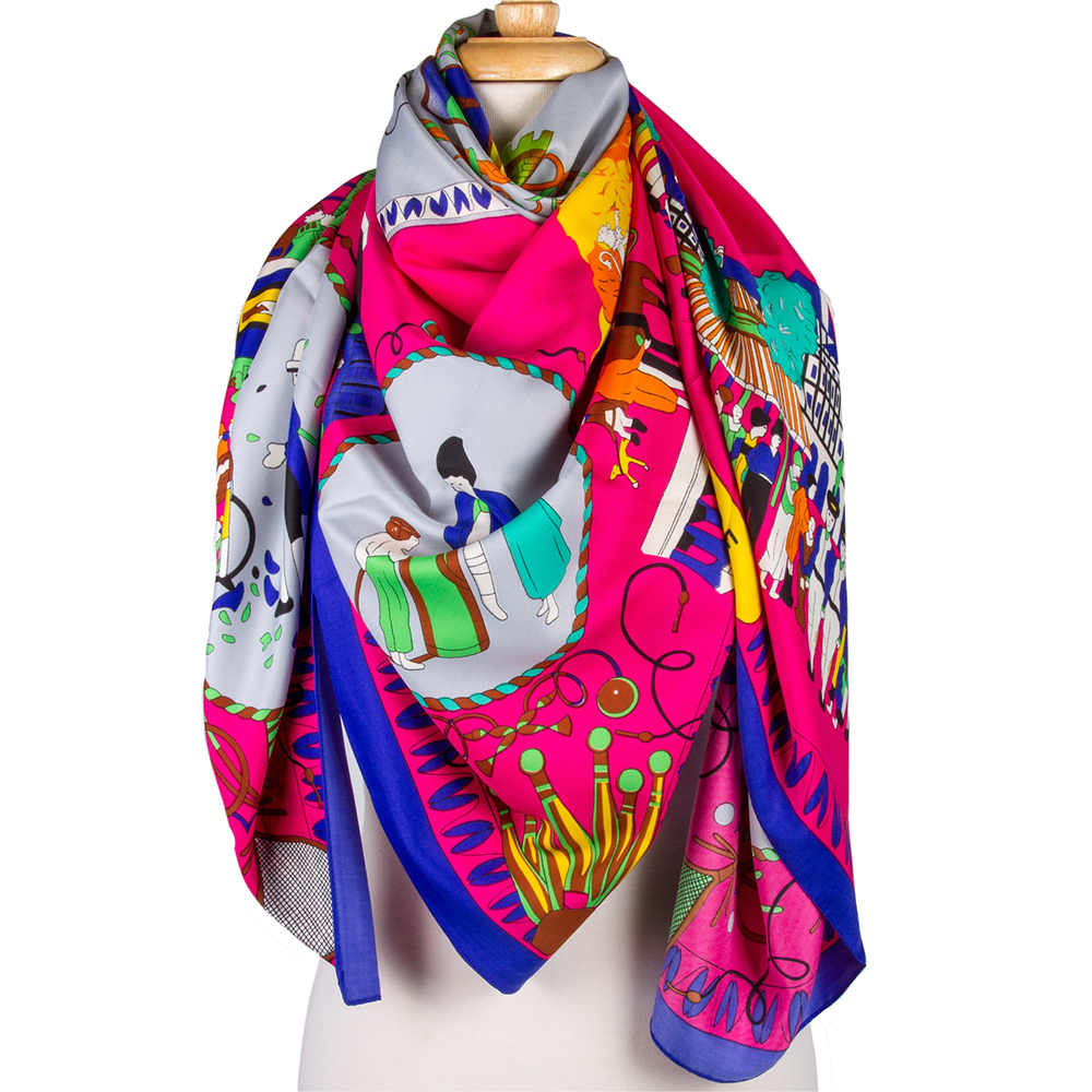 Paris Square Cotton Polyester Shawl Shawl | Product sku Z-187574