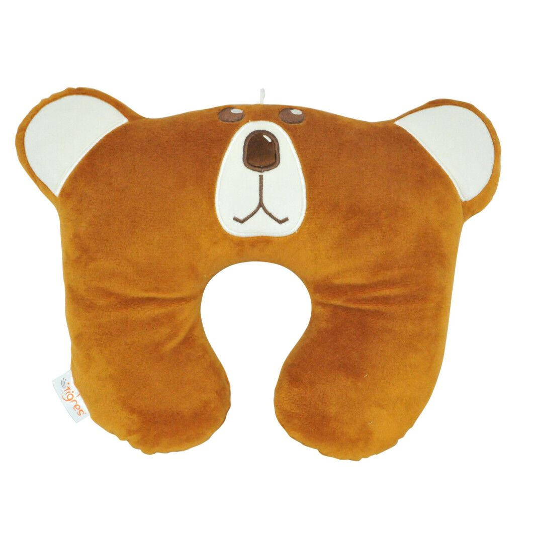 travel neck pillow teddy bear