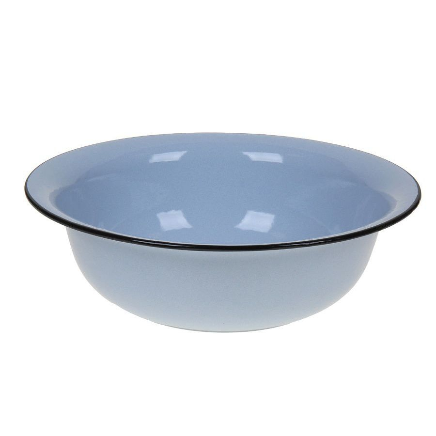 Gray-Blue Enamel Basin | Product sku J-193304