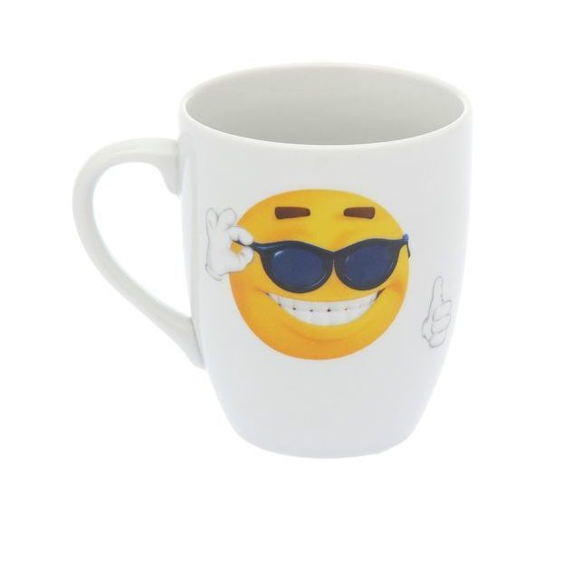 Cool Emoji Porcelain Mug