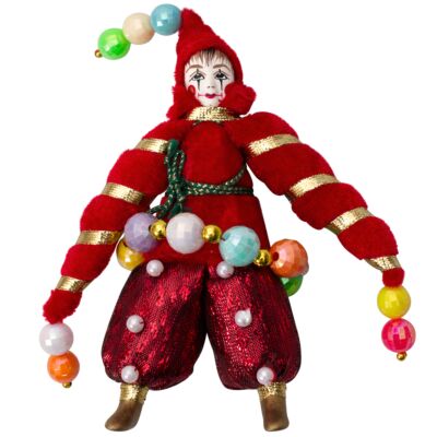 Bendable Clown Doll with Red Yellow Clothes Carnival Christmas Halloween  Toy Gift - China Customized Clown and Koln price