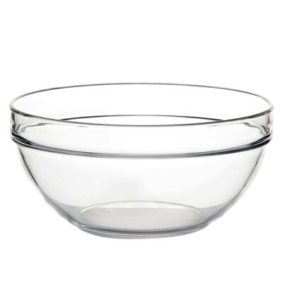 TWS CB2525 Crushed Glass Square Soup Bowls with Gold - The