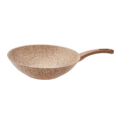 Non-Stick Frying Pan with Removable Handle (light marble)