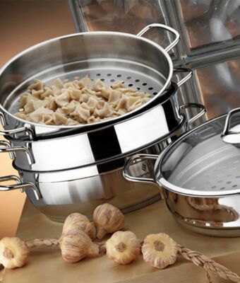 Karaca 3.2qt Stainless Steel Low Casserole