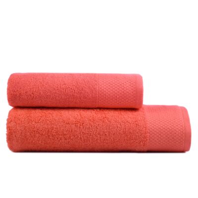 Coral coloured online towels