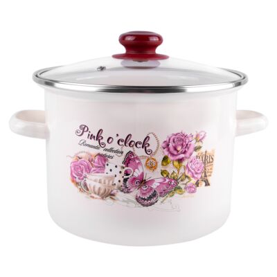 Meadow Flowers Enamel Cooking Pot Set