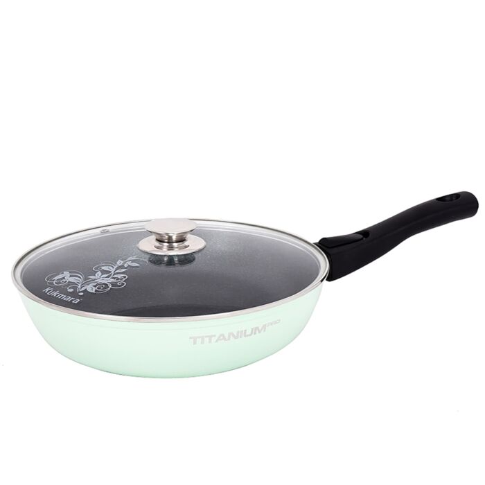 Lime Nonstick Pan with Removable Handle