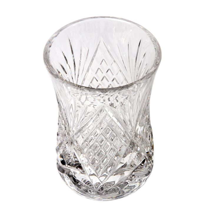 Square Cut Crystal Brandy Glasses Set of 6