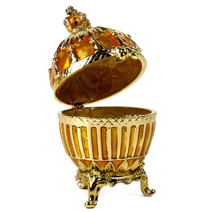 Gold Imperial Egg Jewelry Box 
