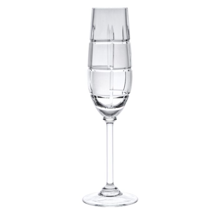 Set of 6 Square Champagne Flutes