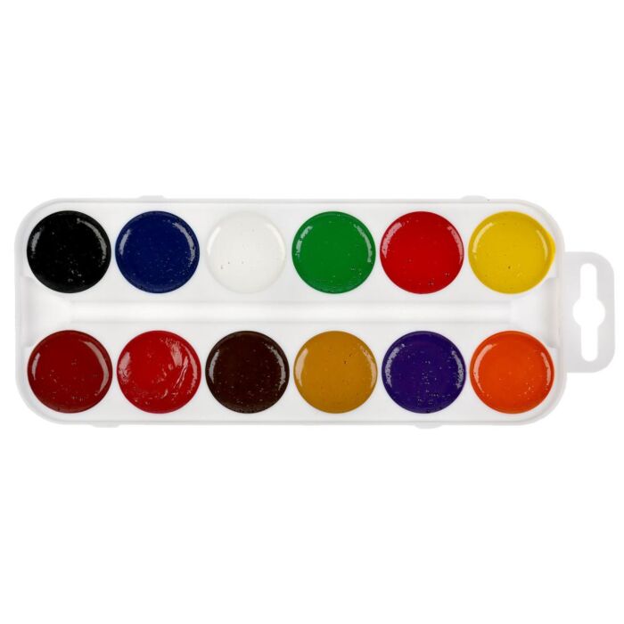 Mini Color Wheel Palette for Watercolor Paint Color Theory Compact Tra