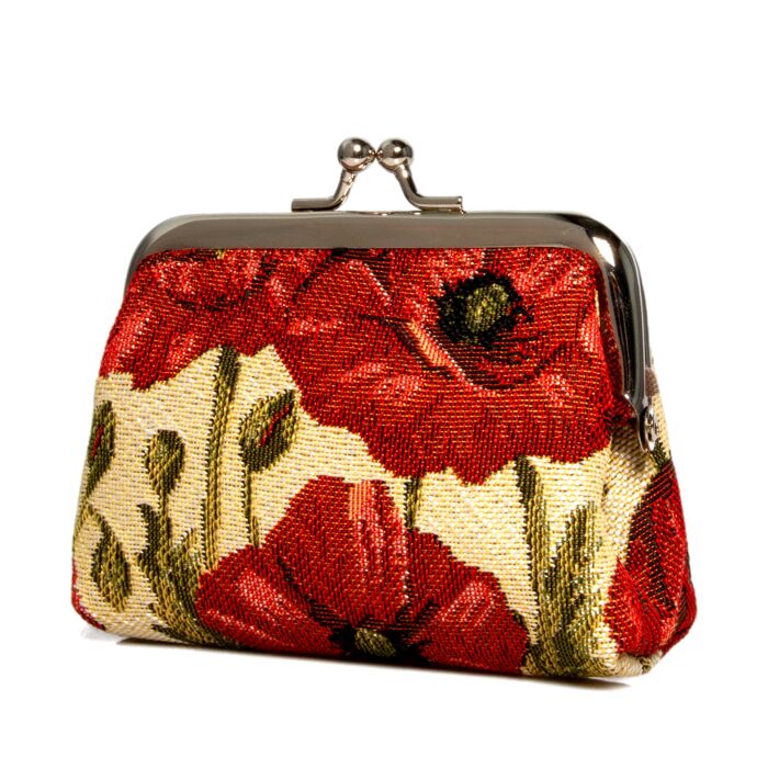 Vintage 1950's Tapestry Floral Evening Bag from West Germany - Ruby Lane