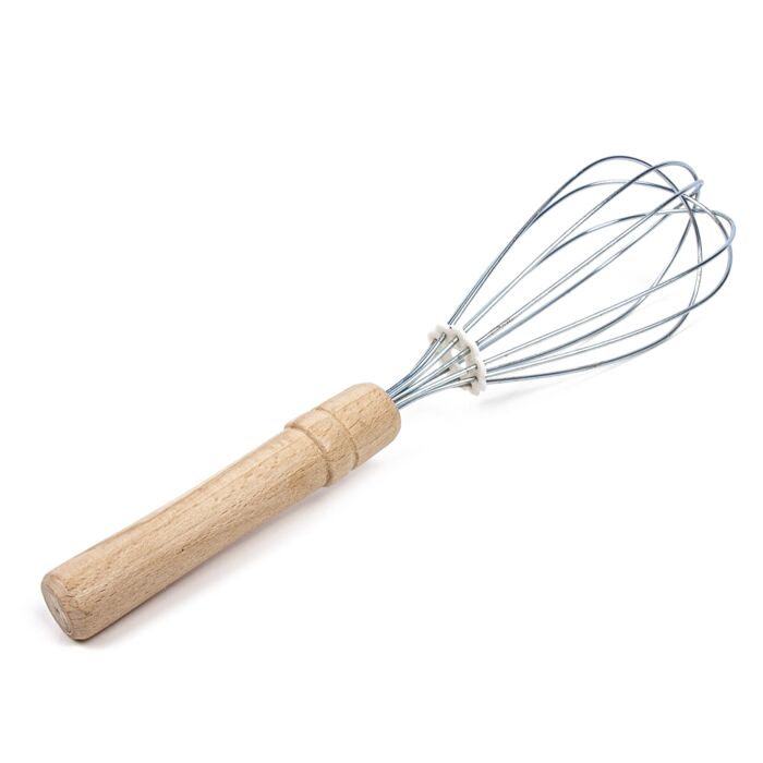 Whisk With Solid Wood Handle Kitchen Mini Stainless Steel - Temu