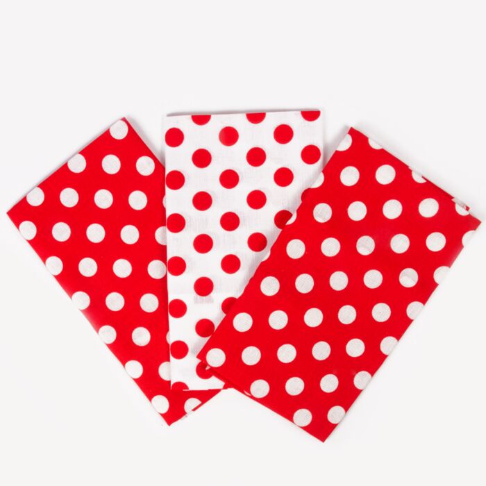 Polka Dot Cotton Kitchen Towel