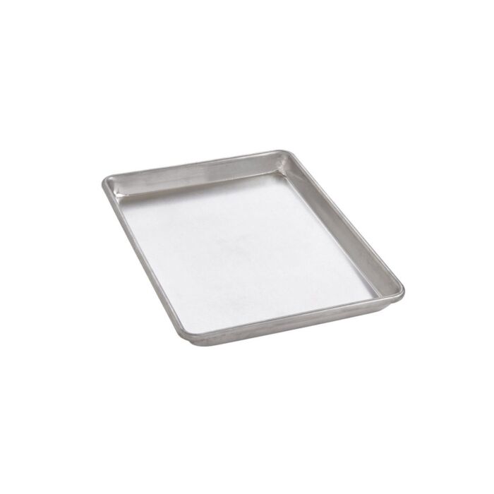 Comm Grade Alum Cookie 1/4 Sheet Pan Tray Jelly Roll 9.5 X 13 In