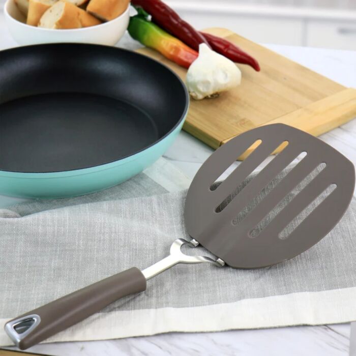 Martha Stewart Nylon Pancake Turner Spatula, Grey