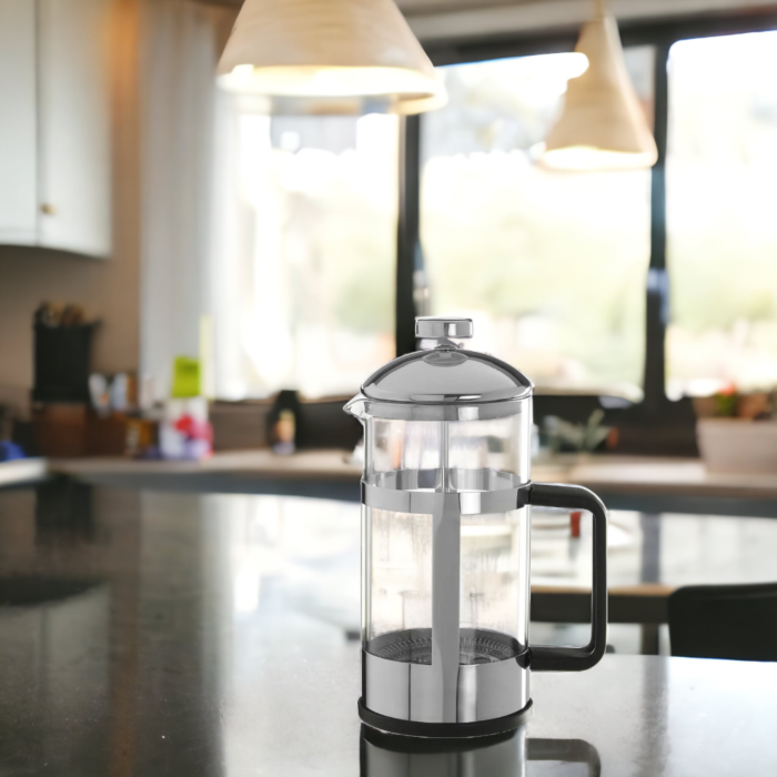 BERNADOTTE French coffee press in stainless steel