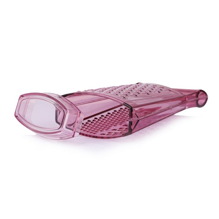 Grater, 12.25 x 2.75, Pink, Plastic/Stainless Steel, Thunder Group PLVS002