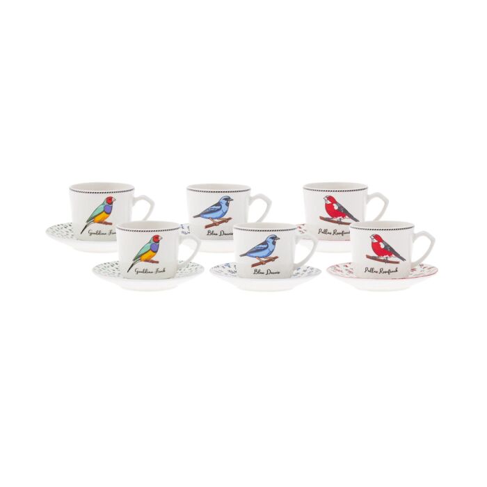 Saturn Turkish Coffee Cups, Espresso Cups Set of 6 Includes 12