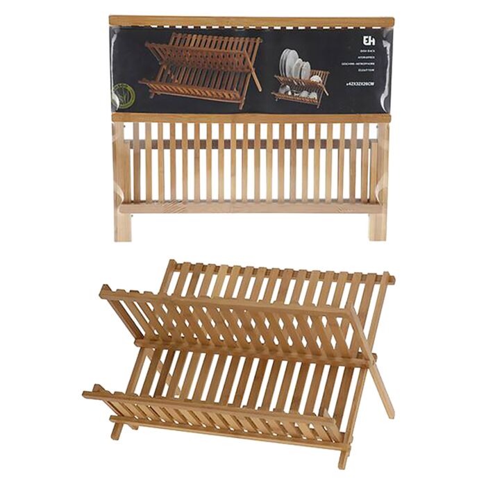 Bamboo 2 Tier Dish Rack