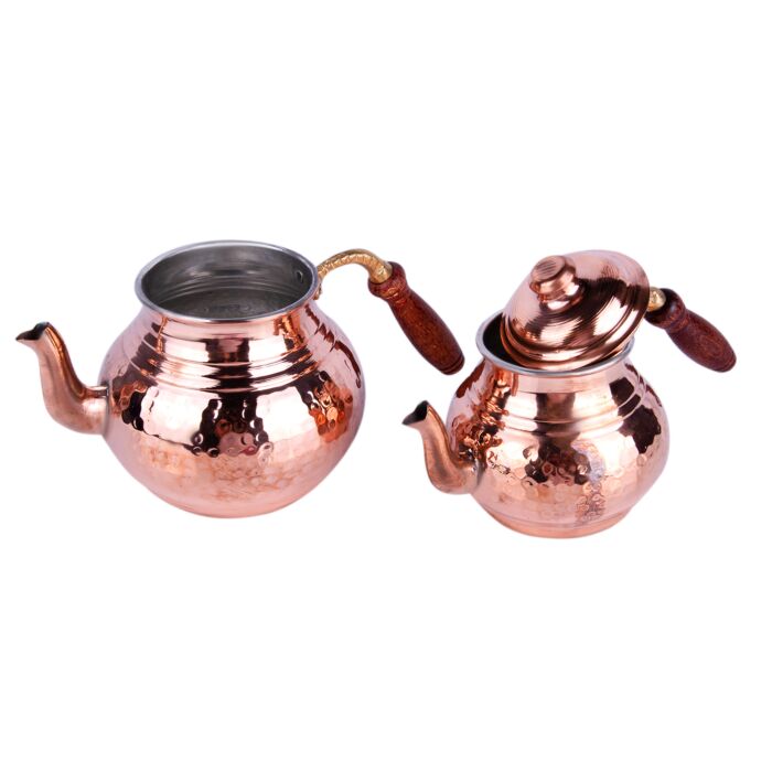 Vintage Copper Turkish TeaPot Tea Kettle Pot for Stovetop Stove