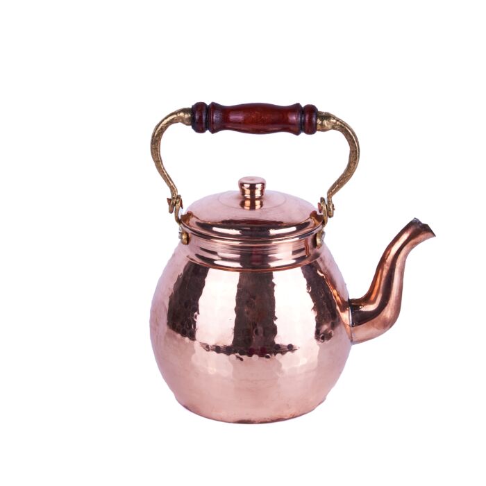Copper Tea Pot with Wooden Handle — The Nopo