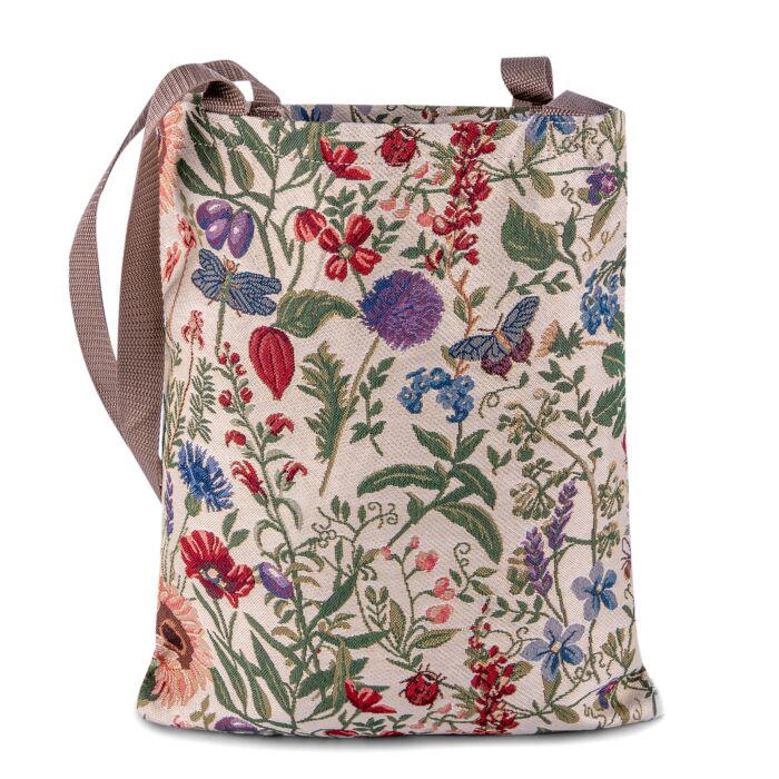Flower Garden Vintage Tote Bag - Standard Shipping Included