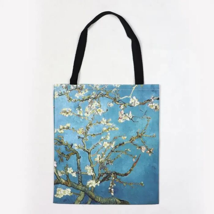 Vincent van Gogh Pixel Art Tote Bag