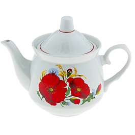 Jove Porcelain Red Teapot – Glenbrook Farms Herbs and Such