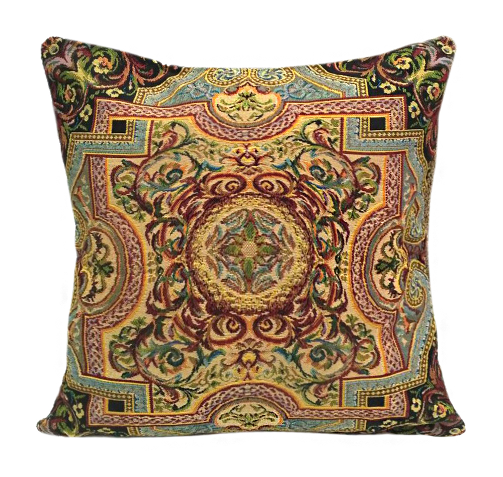 Rococo Decorative Tapestry Throw Pillow Product sku J176097