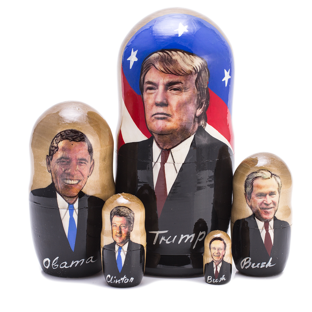trump russian nesting dolls