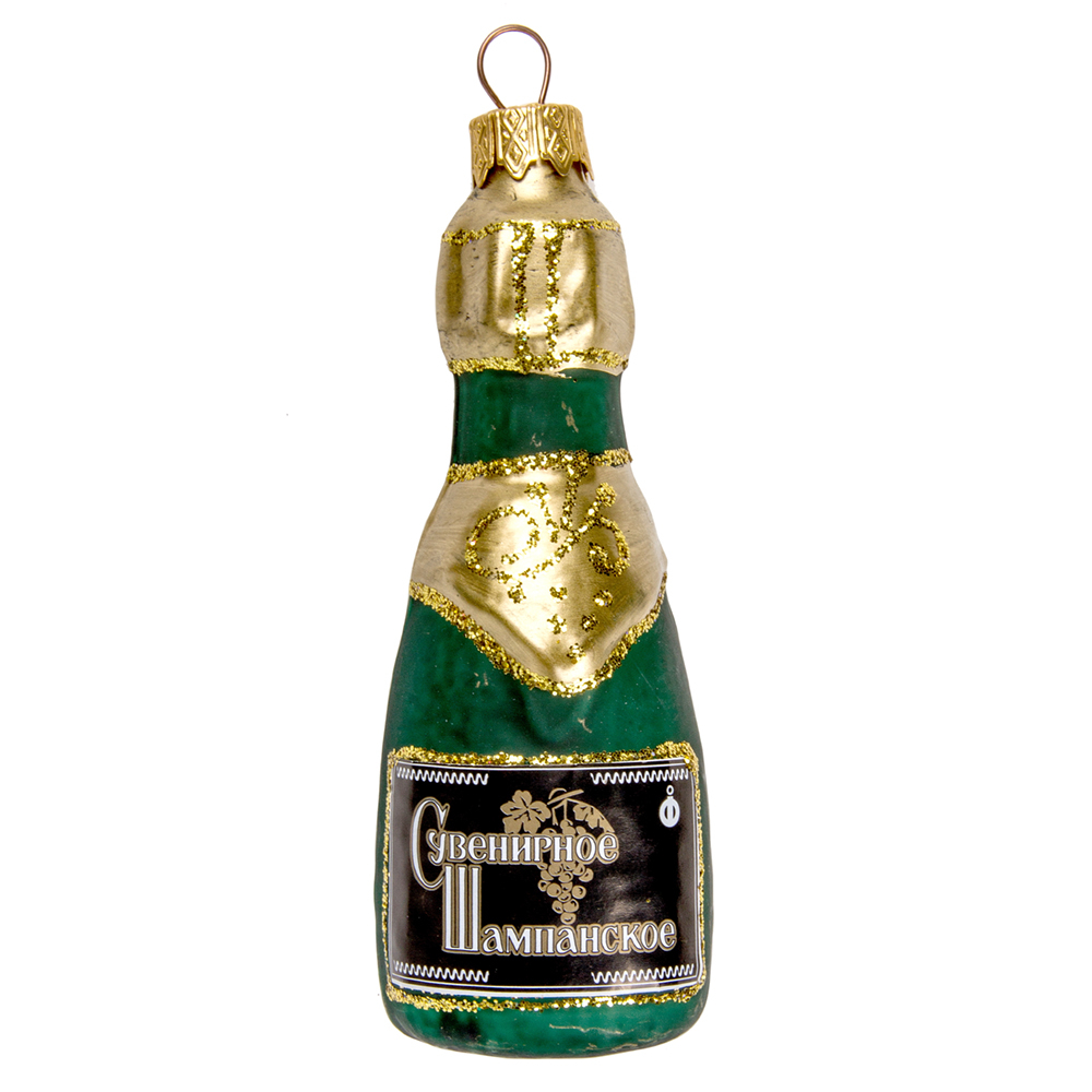 Champagne Christmas Ornament  Product sku S180184