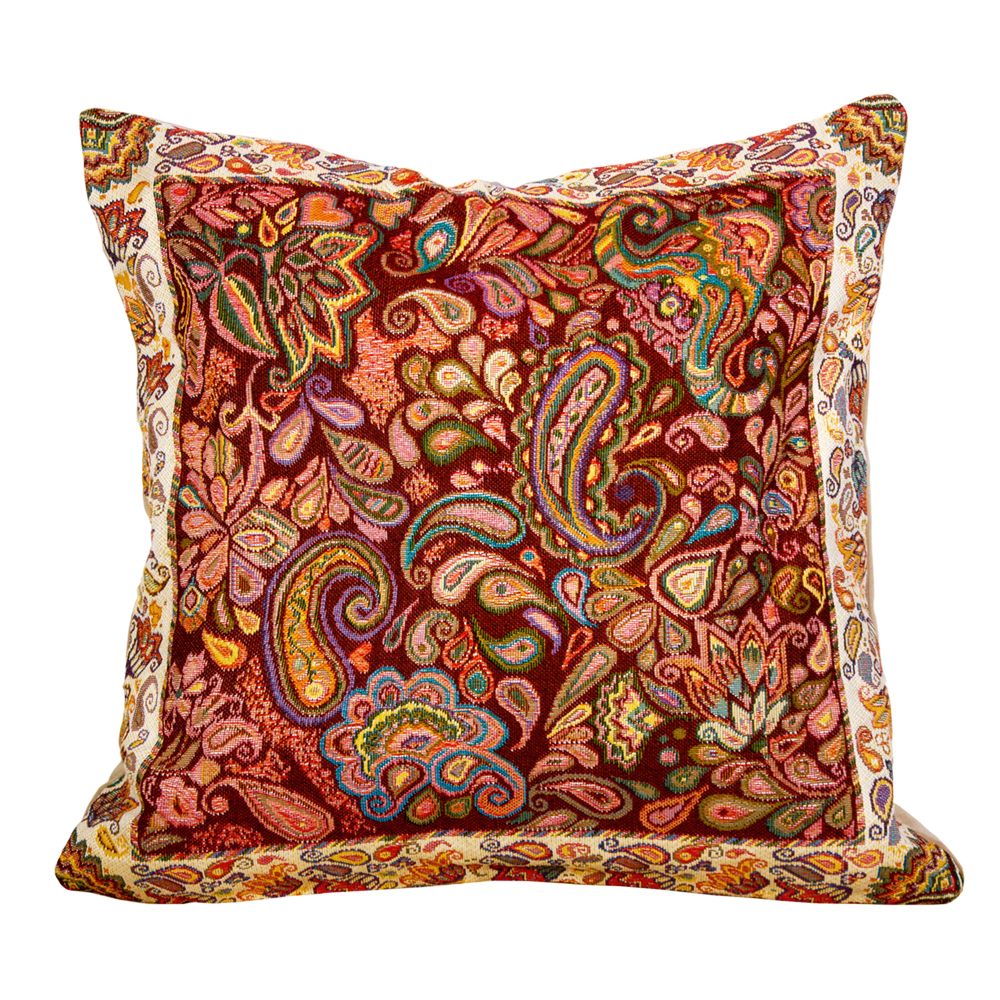 Turkish Motifs Decorative Tapestry Throw Pillow | Product sku J-176096