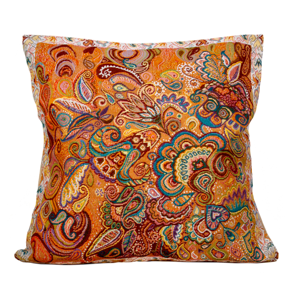 Oriental Lace Decorative Tapestry Throw Pillow | Product sku J-176098